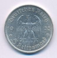 Német Harmadik Birodalom 1935A 5M Ag "Náci hatalom első évfordulója / Potsdami Garrison templom...