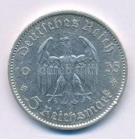 Német Harmadik Birodalom 1935A 5M Ag "Náci hatalom első évfordulója / Potsdami Garrison templom...