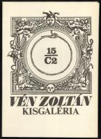 Vén Zoltán: Kisgaléria. 15 db jelzett rézkarc mappában. Sorszámozott, jelzettek 040/150, 12x9,5 cm Kiadói papírmappában
