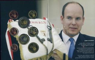 Monaco 2006. 1c,2c,5c,10c,20c,50c,1€,2€ "Albert herceg" próbaveretek, ...