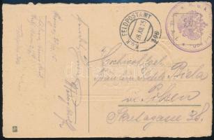 1915 Tábori posta képeslap FP 306