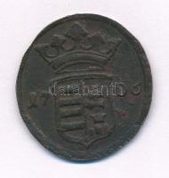 1706. X Poltura Cu "II. Rákóczi Ferenc" (7,2g) T:2 kis anyagfelesleg / Hungary 1706. X Pol...