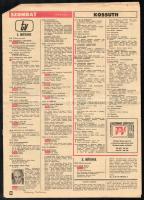 Honthy Hanna, Pekáry István autográf aláírása újság címlapon