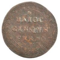 Olasz Államok / Pápai Állam / Fermo 1797-1798. 5B Cu "Pius VI" (15.17g) T:3 ph.
Italian S...