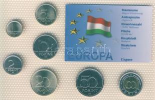 1998-2007. 1Ft, 2Ft, 5Ft, 10Ft, 20Ft, 50Ft, 100Ft bemutató szettben T:1