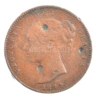 Nagy-Britannia 1844. 1/3f bronze "Viktória" (1.6g) T:2-,3 ütésnyom
Great Britain 1844. 1/...