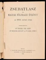 1924 Zsebatlasz és Magyar Földrajzi Évkönyv az 1924. szökő évre. Szerk.: Teleki Pál gróf, Bezdek Józ...
