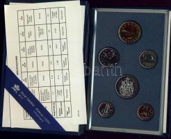Kanada 1990. 1c-1$ 6klf db, szettben T:PL Tanúsítvánnyal!