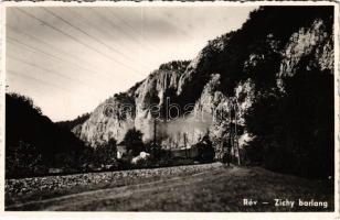 Rév, Körösrév, Vad, Vadu Crisului; Zichy-barlang, vasútvonal, gőzmozdony, vonat / cave, railway line, locomotive, train (EK)