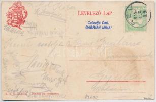 1911 Rév, Vad, Vadu Crisului; Zichy-cseppkőbarlang, Kilátás a Gabriella kilátóról. EKE kiadása / Pes...