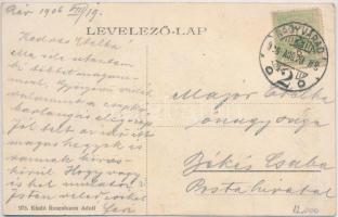 1906 Rév, Vad, Vadu Crisului; Tündér vár, vasúti alagút, EKE (Erdélyi Kárpát Egyesület) turista vend...