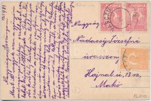 1925 Vaskoh, Vaskóh, Coh, Vascau; Kaszinó épület télen / casino in winter (EK)