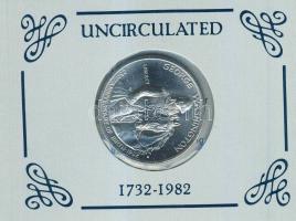 USA 1982. 1/2$ Ag "Washington" díszkiadásban, tanúsítvánnyal T:BU
