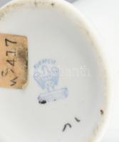 Budapest feliratú, Aquincumi porcelán váza m: 20,1cm (Parlament, Országház), matricás, aranyozott, j...