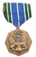 Amerikai Egyesült Államok DN Katonai teljesítményért bronz kitüntetés mellszalaggal T:1-  USA ND For military achievement bronze decoration with ribbon C:AU