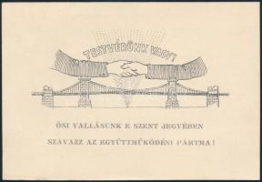 1937 Budai hitközségi választáson a Budai Autonomia Párt helyett a Budapesti Együttműködési Pártra v...