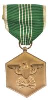 Amerikai Egyesült Államok DN Katonai Szolgálatért bronz kitüntetés mellszalaggal T:1-  USA ND For military merit bronze decoration with ribbon C:AU