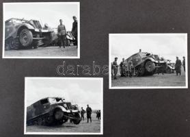 1940-1940 Erdélyi bevonulás és szovjet hadszíntér. Nagy fotóalbum kb 200 izgalmas fotóval. Ünnepsége...