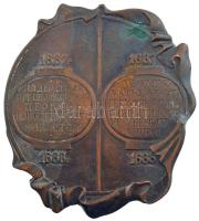 Szovjetunió DN "Novogyevicsij-kolostor" kétoldalas bronz plakett (77x85mm) T:2
Soviet Uni...