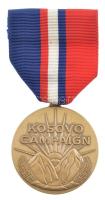 Amerikai Egyesült Államok DN Koszovói hadjárat bronz kitüntetés mellszalagon T:1-  USA ND Kosovo Campaign bronze decoration with ribbon C:AU