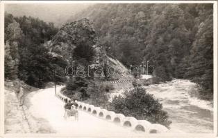 Petrozsény, Petrosany, Petrosani; részlet a szurduki szorosból / Pasul Surduc / mountain pass. photo