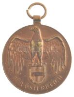Ausztria DN Ausztriáért / 1914-1918 bronz kitüntetés mellszalag nélkül T:2 Austria ND Für Österreich / 1914-1918 bronze medal without ribbon C:XF