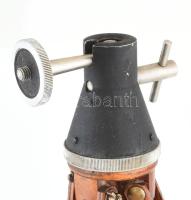 Régi fa fényképező állvány, h: 65 cm