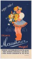 cca 1935 Mauthner mag reklám, szign. Szabó, szép állapotban