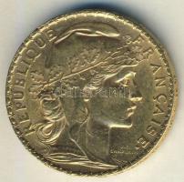 Franciaország/Modern Köztársaság 1908A 20Fr Au 6,45g T:2