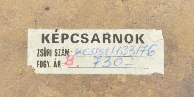 Farkas István Béla (1915-2005): DN "Vincent" bronz emlékérem (88mm), hátoldalán képcsarnok...