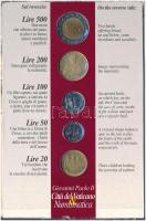 Vatikán 1992. 20L-500L (5xklf) forgalmi sor, karton dísztokban T:1 Vatican 1992. 20 Lire - 500 Lire (5xdiff) coin set in cardboard case C:UNC