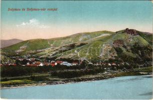 Lippa, Lipova; Solymos vár romjai. Kerpel Izsó kiadása / Cetatea Soimos / castle ruins