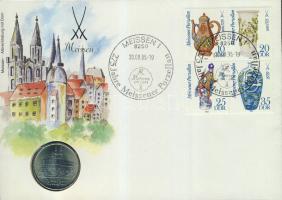 NDK 1972. 5M "Meißner Dom" érmés borítékon bélyeg négyestömbbel, alkalmi bélyegzővel T:2