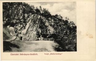 Bálványosfürdő, Baile Balvanyos (Torja, Turia); Büdösbarlang. Divald Károly Fia / Höhle / Caverne (fl)