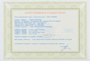 Andy Warhol (1928-1987): Cat. Ofszet litográfia, papír. Sorszámozott: 36/100, jelzett a nyomaton. Ge...