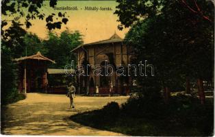 1916 Buziásfürdő, Baile Buzias; Mihály-forrás / spa, spring source (EK)