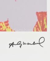 Andy Warhol (1928-1987): Flowers. Ofszet litográfia, papír. Sorszámozott: 25/100, jelzett a nyomaton...