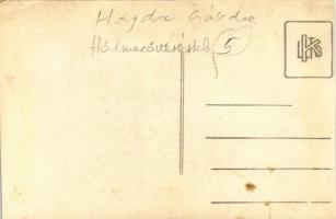 1930 Hódmezővásárhely, Hajda csárda, vendéglő. photo (vágott / cut)