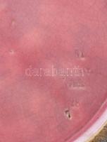 Zsolnay rózsaszín nagy méretű edény. Jelzett, mázrepedésekkel. m: 32 cm