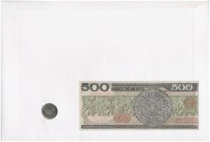 Mexikó "Francisco Ignacio Madero" érmés és bankjegyes felbélyegzett boríték bélyegzéssel, ...