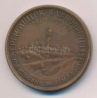 Kovács Bence 1971. Éremgyűjtők II. Vándorgyűlése kétoldalas bronz emlékérem (40mm) T:1-