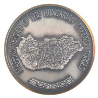 1994. "A Magyar Katonai Térképeszet magalakulásának emlékére 1919-1994" kétoldalas ezüstpa...