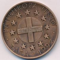 Szunyogh László (1956-) 1992. "Habsburg Ottó 80 éves / Páneurópa Unió Tata" kétoldalas bro...