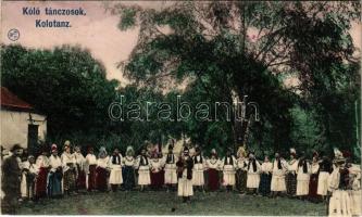 1907 Szabadka, Subotica; Koló tánc / Kolotanz / folk dance, folklore (Rb)