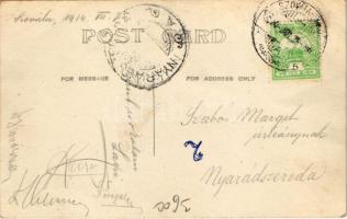 1914 Szováta-fürdő, Baile Sovata; Medve-tó / Lacul Ursu / lake, spa. photo (gyűrődés / crease)