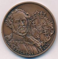 Renner Kálmán (1927-1994) 1991. Gróf Széchenyi István / MÉE Soproni Csoport 1991 bronz emlékérem (42mm) T:1-