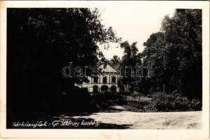 1941 Sárközújlak, Sárköz-Újlak, Sarchiuz, Livada; Gróf Sztáray kastély / castle