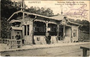 1911 Budapest II. Hűvösvölgyi villamos vasút végállomás, vasútállomás