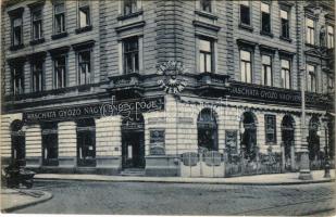 1911 Budapest VIII. Waschata Győző nagyvendéglője, étterem. József körút 46. (EK)