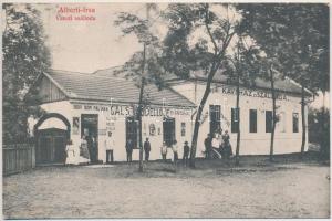 Albertirsa, Alberti-Irsa; Gál S. féle Vasúti vendéglő, kávéház és szálloda